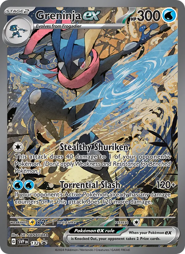 132 Greninja ex – SVP Black Star Promos