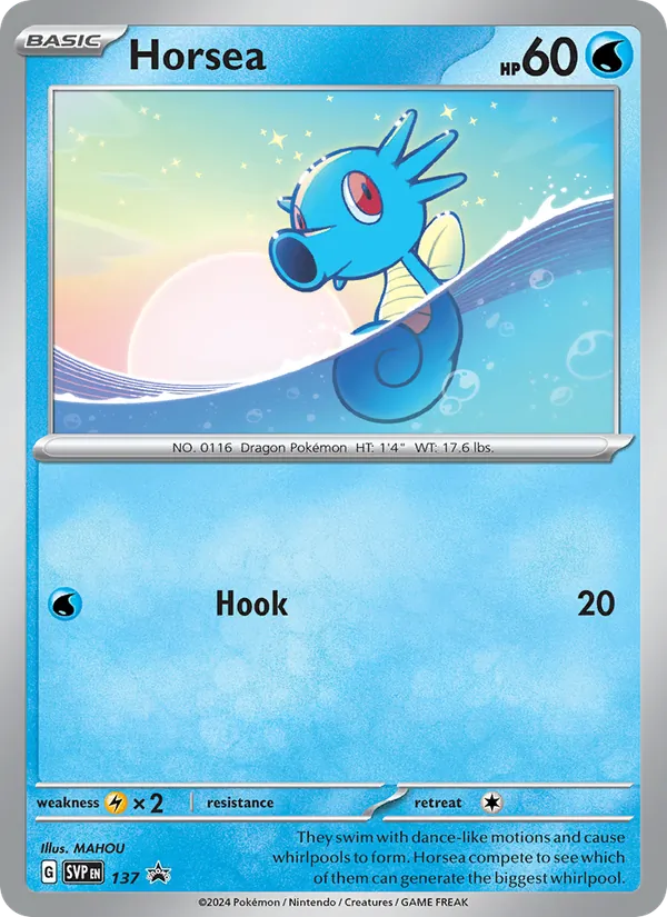 137 Horsea – SVP Black Star Promos