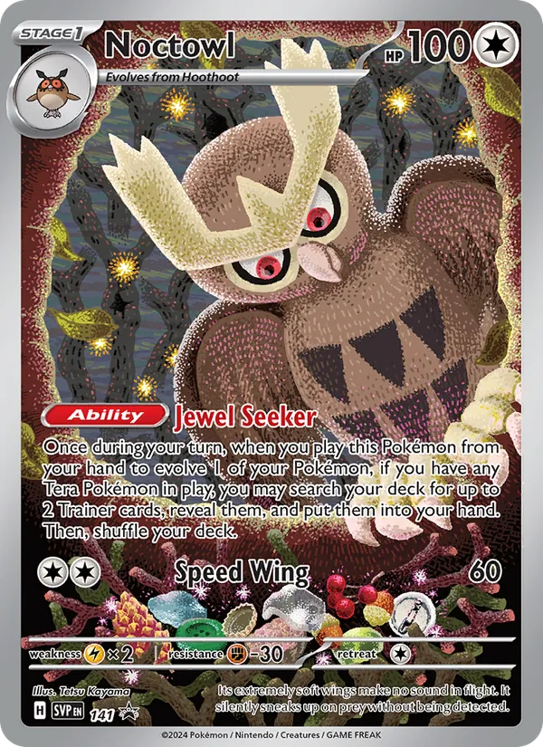 141 Noctowl – SVP Black Star Promos
