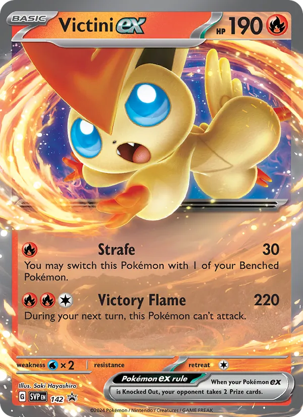 142 Victini ex – SVP Black Star Promos