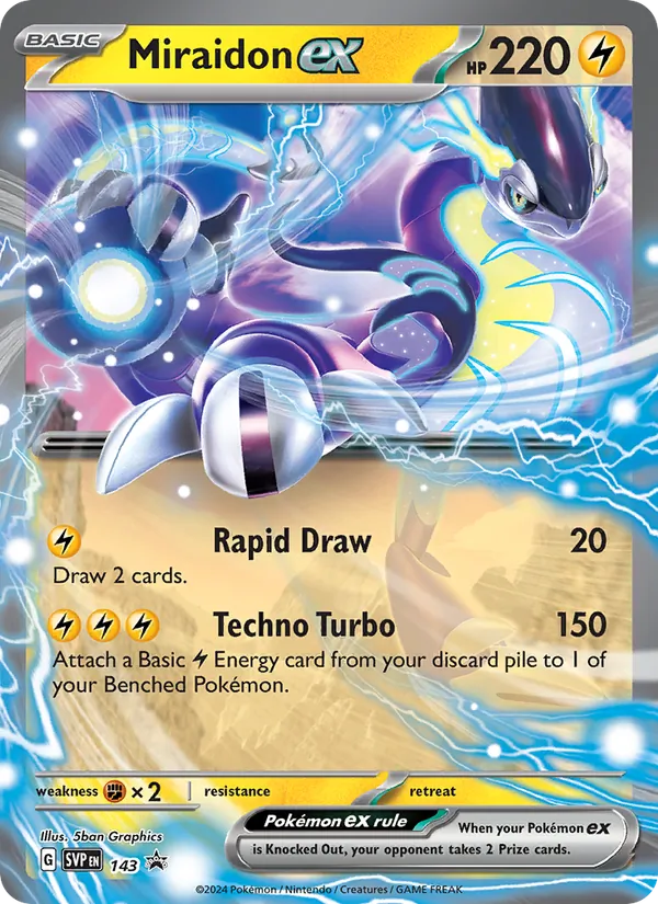 143 Miraidon ex – SVP Black Star Promos
