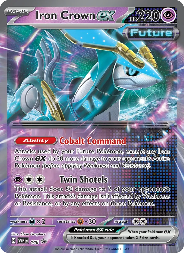 146 Iron Crown ex – SVP Black Star Promos