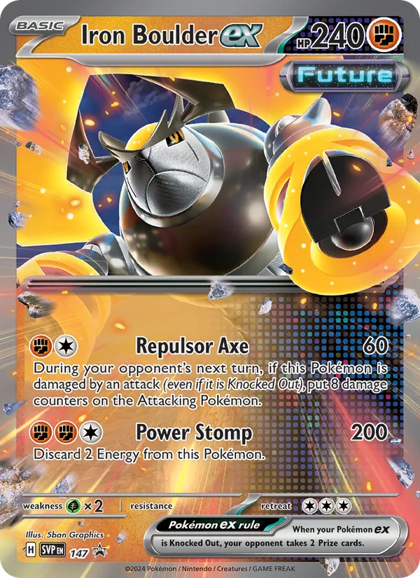 147 Iron Boulder ex – SVP Black Star Promos