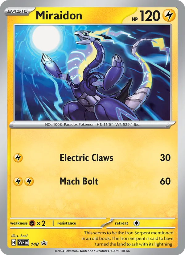 148 Miraidon – SVP Black Star Promos
