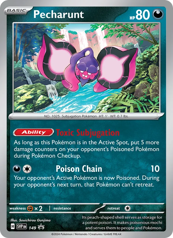149 Pecharunt – SVP Black Star Promos