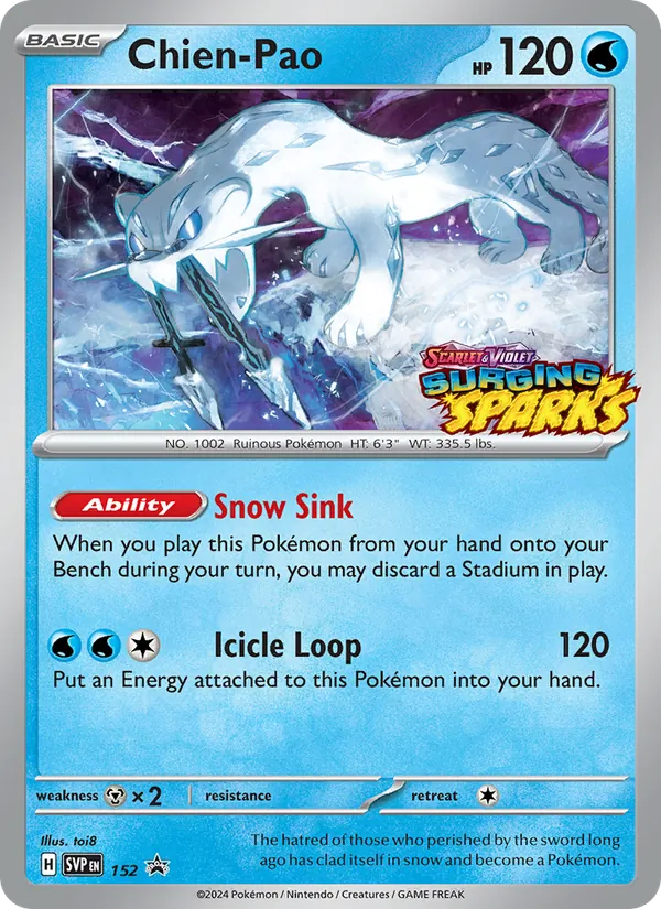 152 Chien-Pao – SVP Black Star Promos