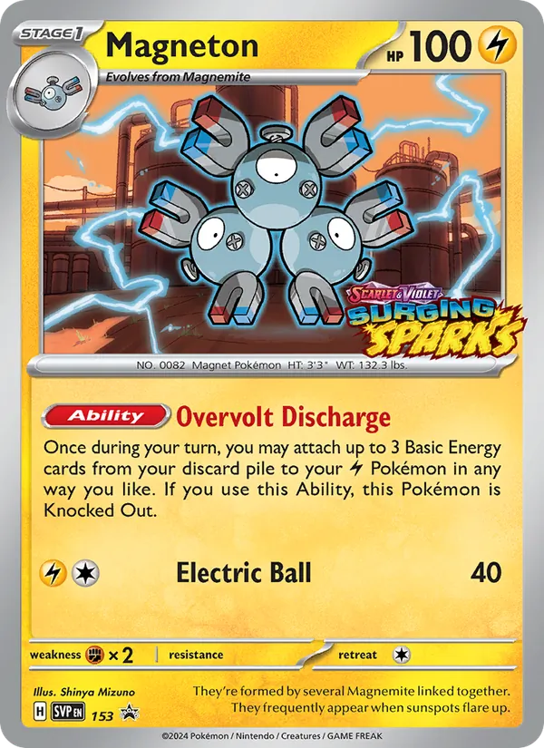 153 Magneton – SVP Black Star Promos