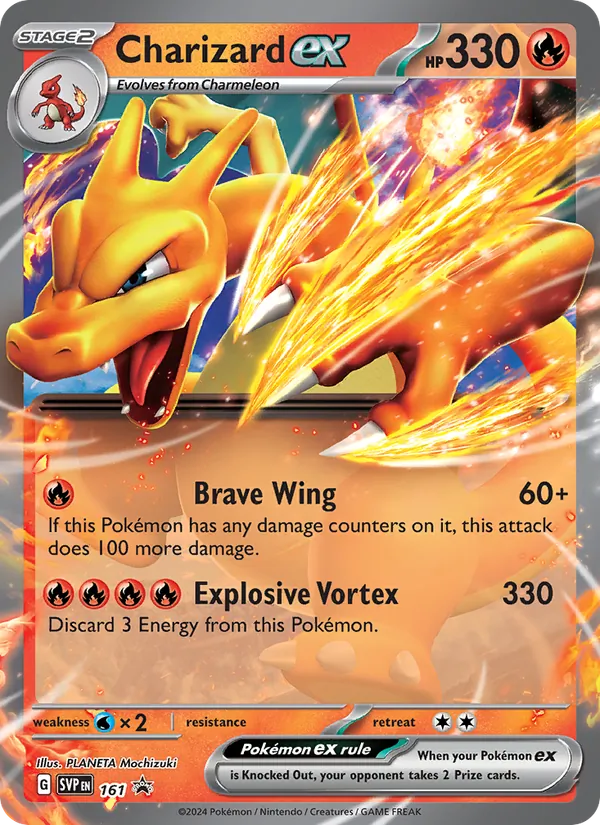 161 Charizard ex – SVP Black Star Promos