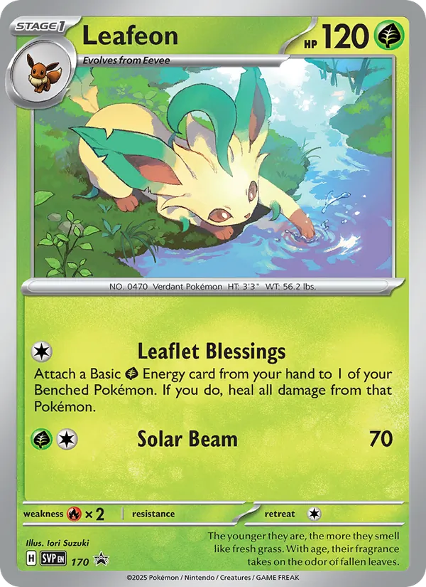 170 Leafeon – SVP Black Star Promos