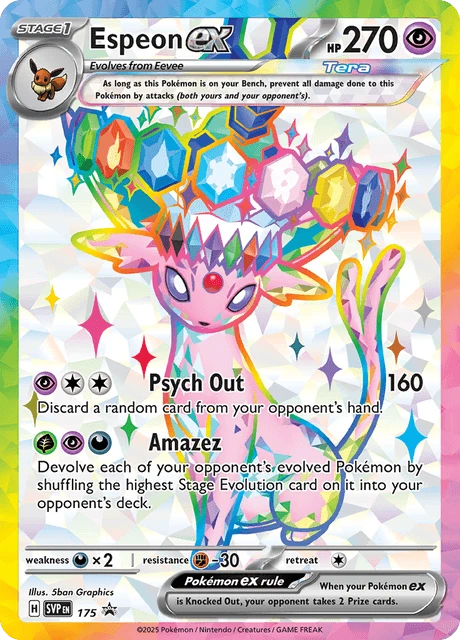 175 Espeon ex – SVP Black Star Promos