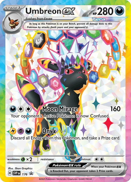 176 Umbreon ex – SVP Black Star Promos