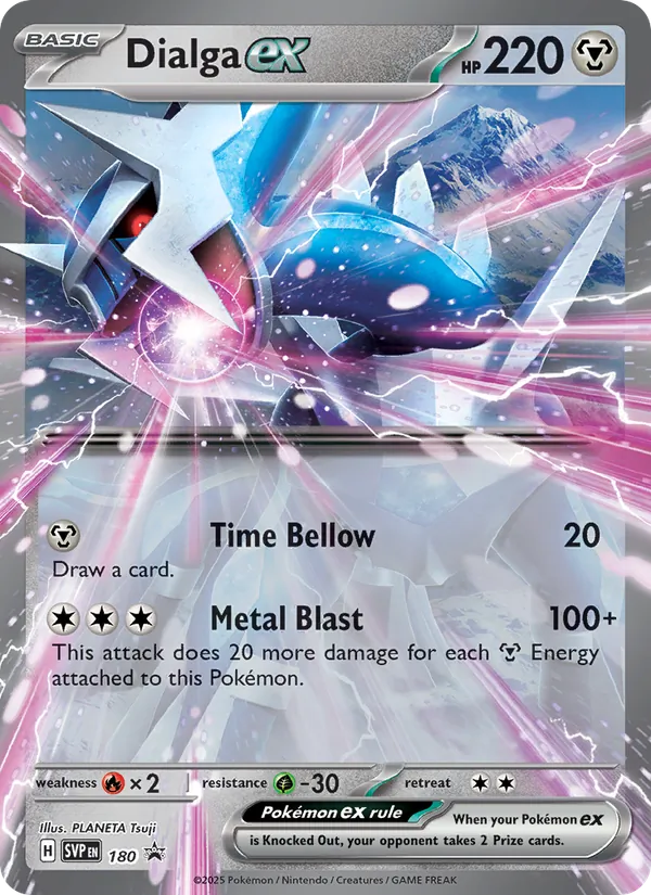 180 Dialga ex – SVP Black Star Promos