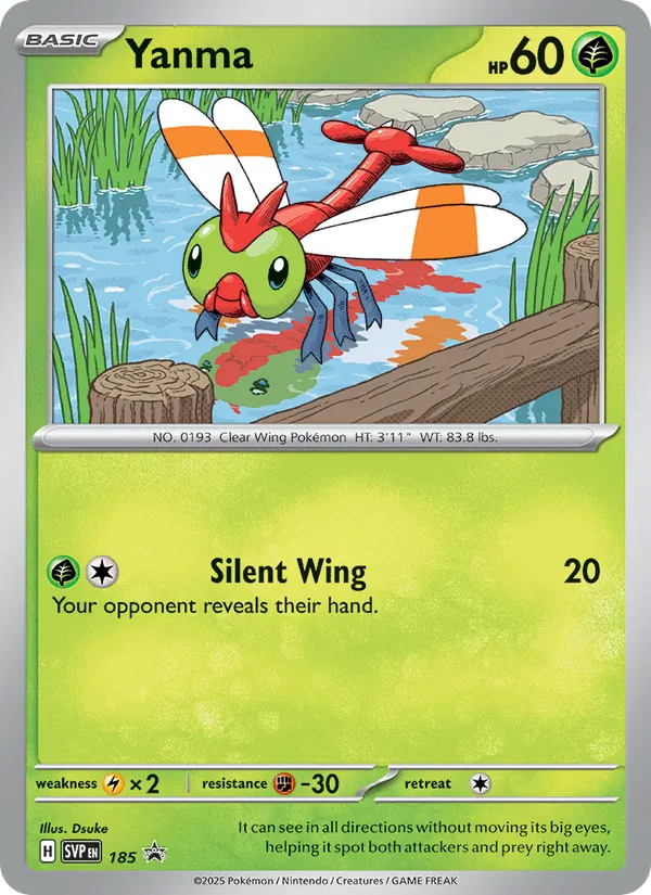 185 Yanma – SVP Black Star Promos
