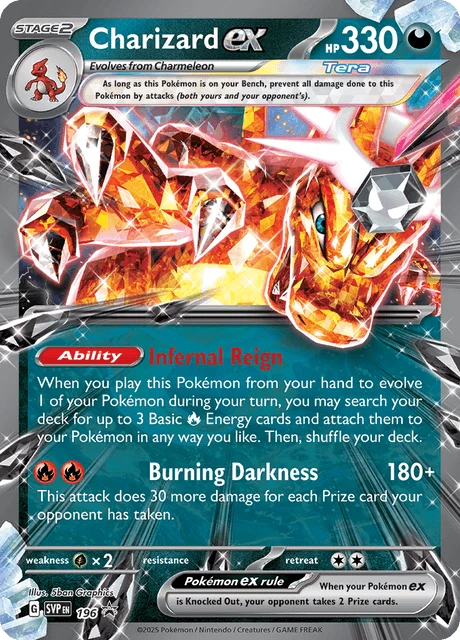 196 Charizard ex – SVP Black Star Promos