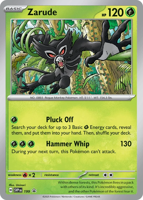 199 Zarude – SVP Black Star Promos