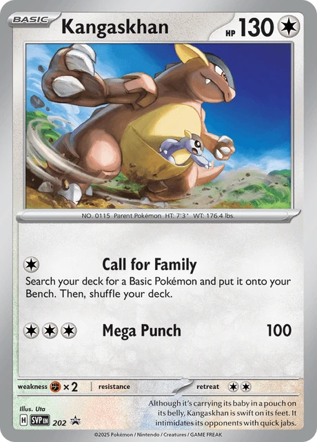202 Kangaskhan – SVP Black Star Promos