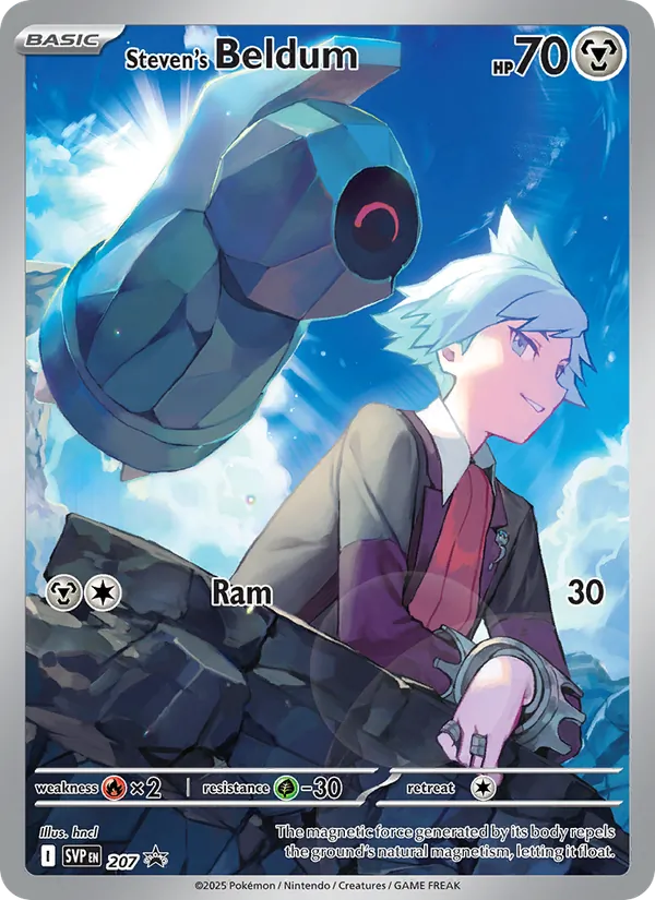207 Steven's Beldum – SVP Black Star Promos