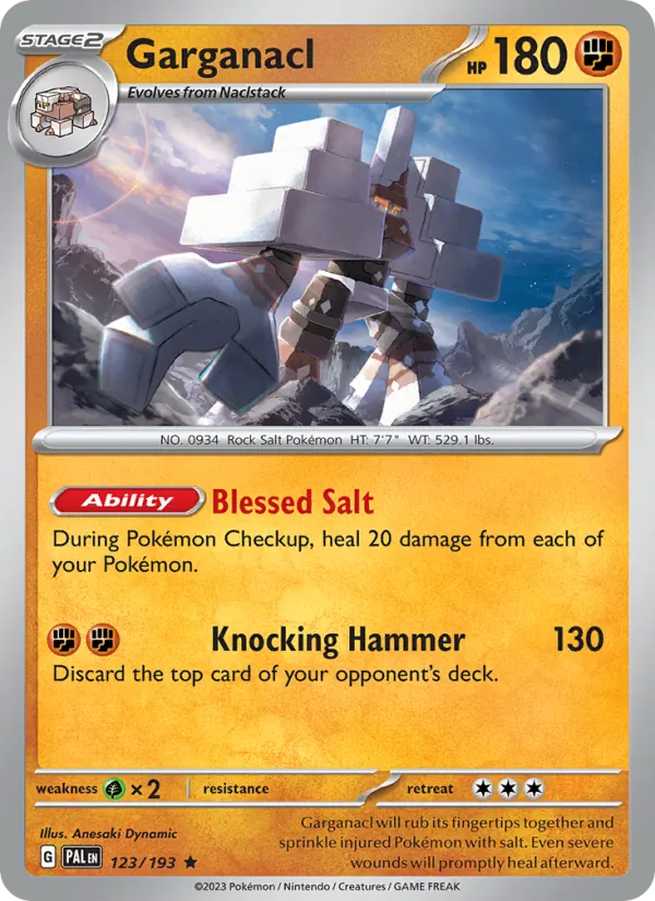 123-holo-cosmos Garganacl (Cosmos Holo) – Paldea Evolved
