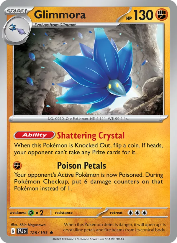 126-holo-cosmos Glimmora (Cosmos Holo) – Paldea Evolved