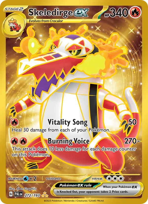 272 Skeledirge ex – Paldea Evolved