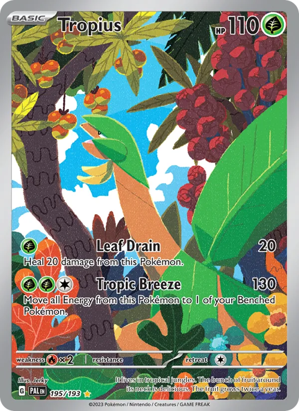 195 Tropius – Paldea Evolved