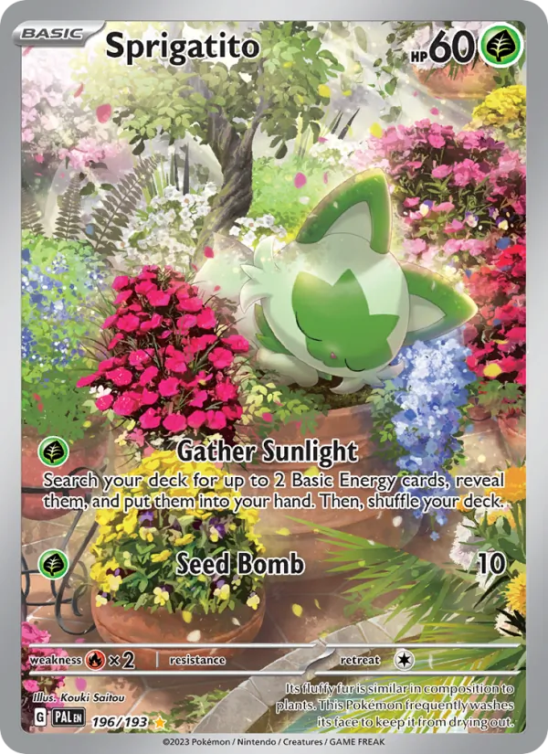 196 Sprigatito – Paldea Evolved