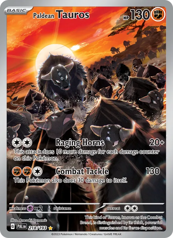 218 Paldean Tauros – Paldea Evolved