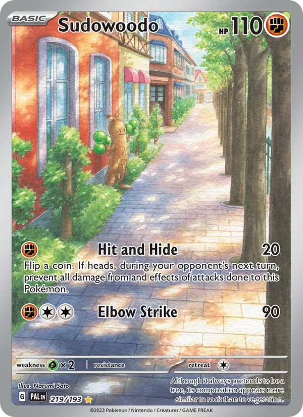 219 Sudowoodo – Paldea Evolved