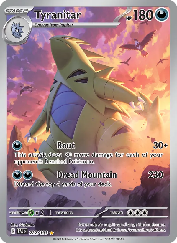 222 Tyranitar – Paldea Evolved