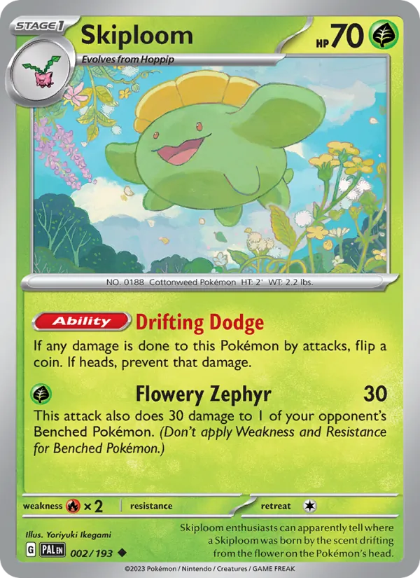 002 Skiploom – Paldea Evolved