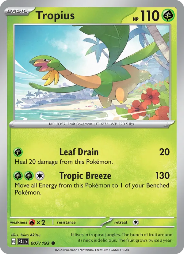 007 Tropius – Paldea Evolved