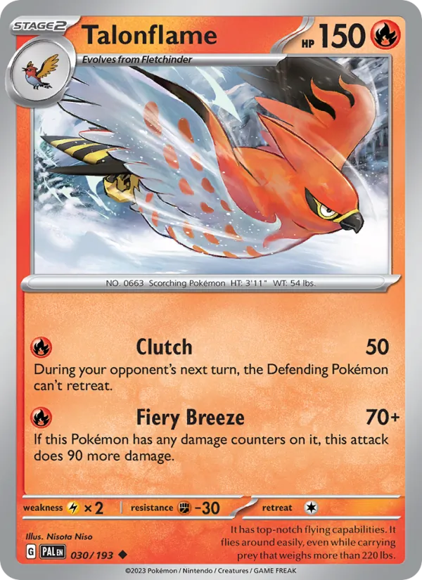 030 Talonflame – Paldea Evolved