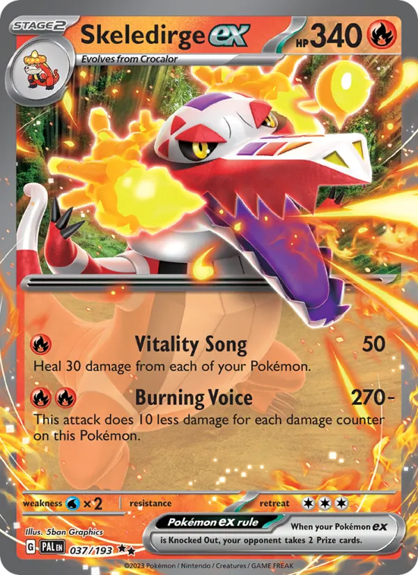 037 Skeledirge ex – Paldea Evolved