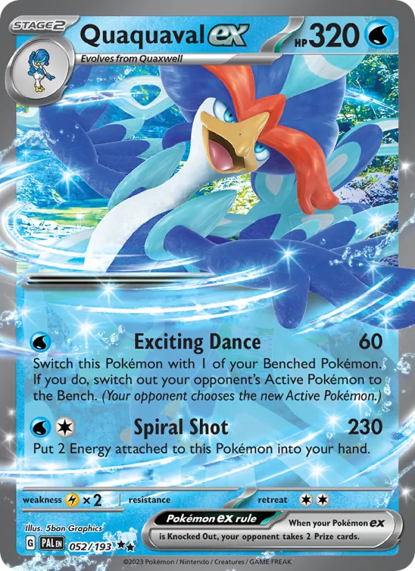 052 Quaquaval ex – Paldea Evolved