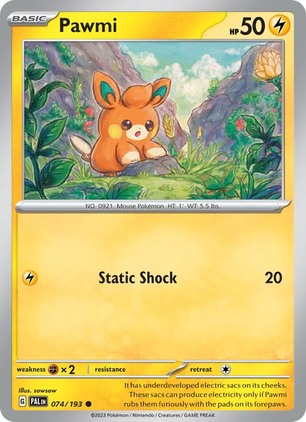 074 Pawmi – Paldea Evolved