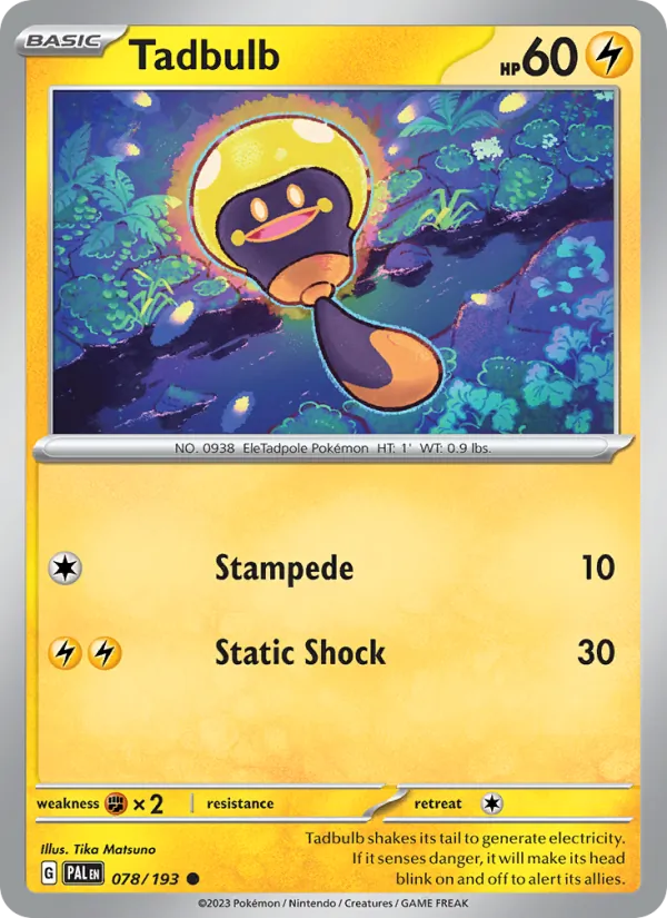 078 Tadbulb – Paldea Evolved