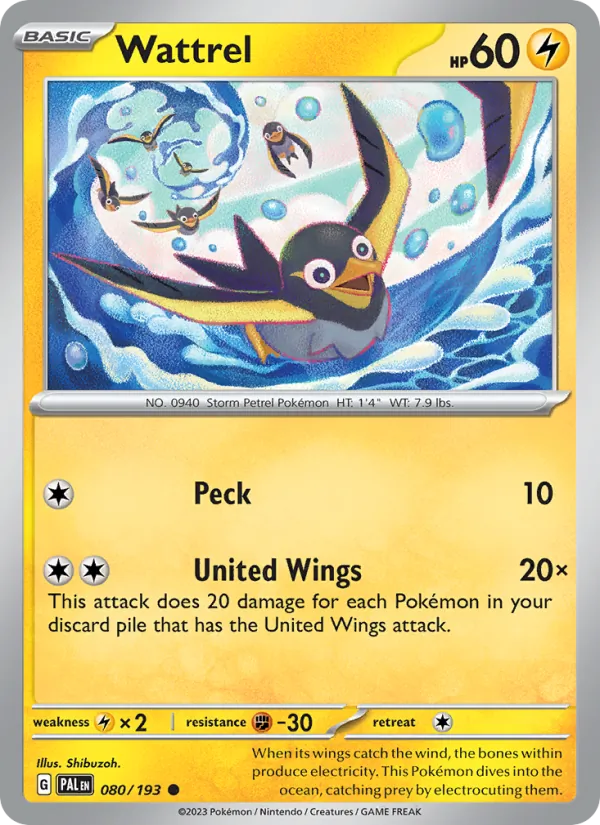 080 Wattrel – Paldea Evolved