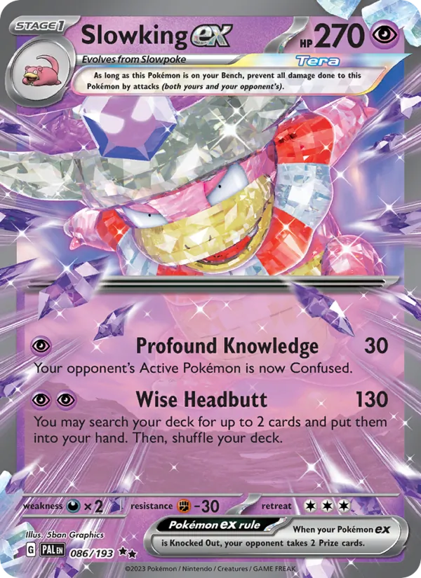 086 Slowking ex – Paldea Evolved
