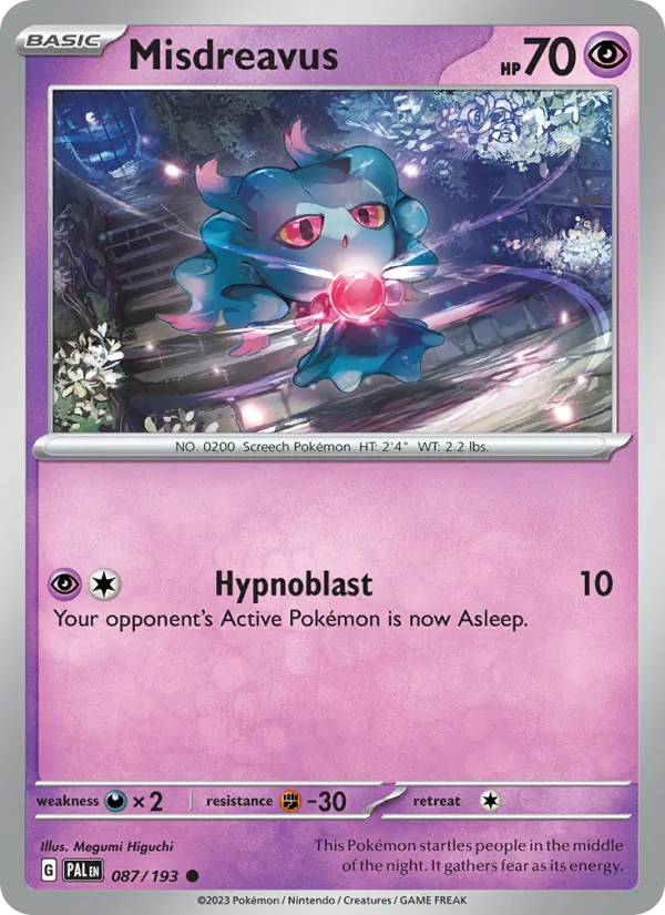 087 Misdreavus – Paldea Evolved