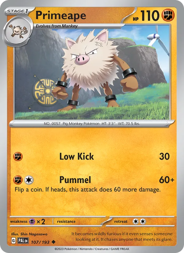 107 Primeape – Paldea Evolved