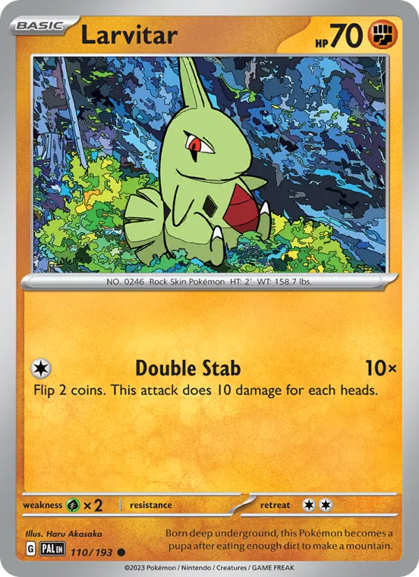 110 Larvitar – Paldea Evolved