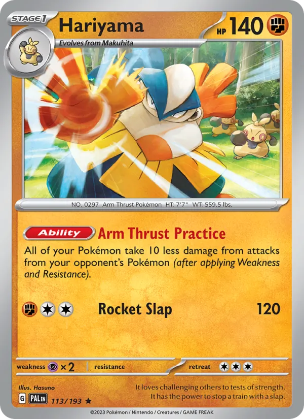 113 Hariyama – Paldea Evolved