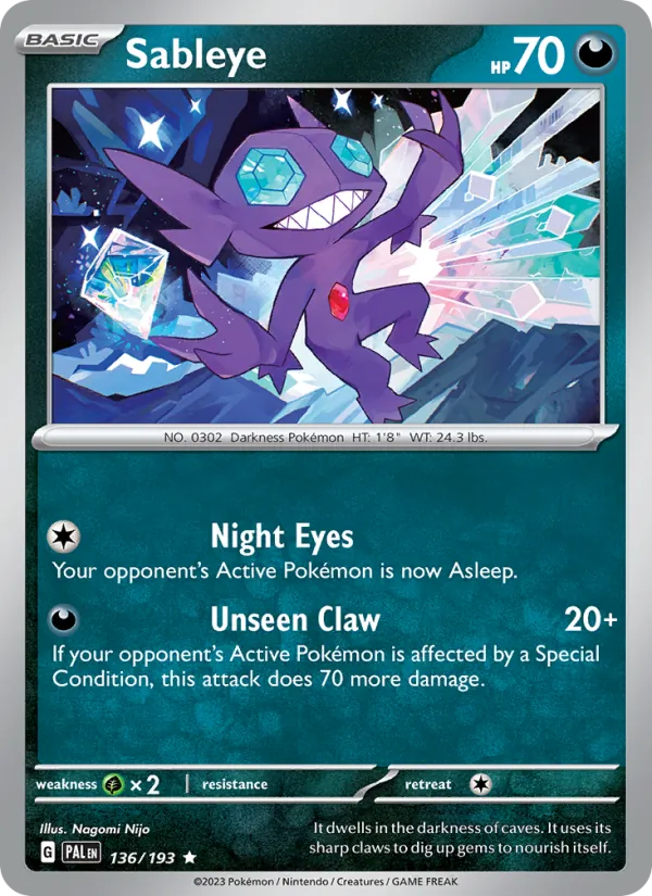 136 Sableye – Paldea Evolved