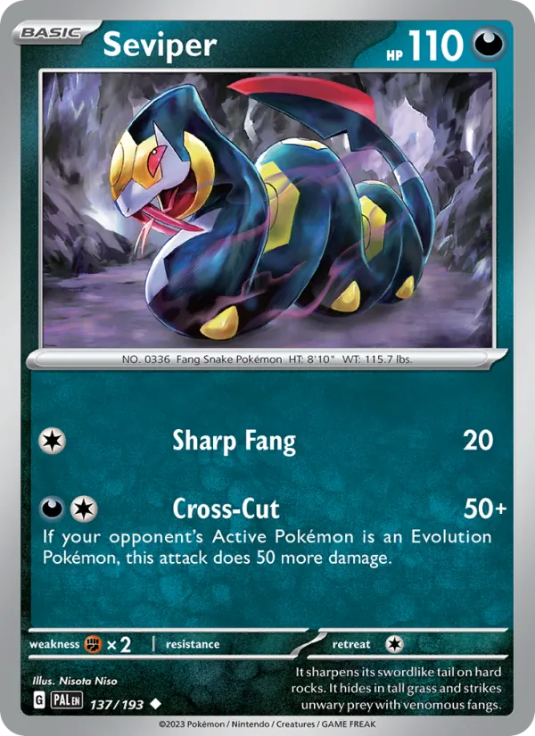 137 Seviper – Paldea Evolved