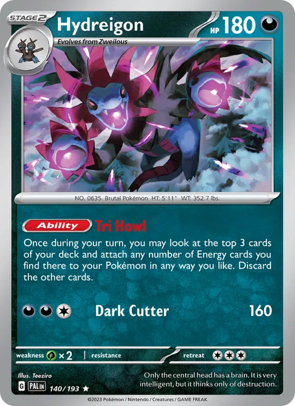 140 Hydreigon – Paldea Evolved