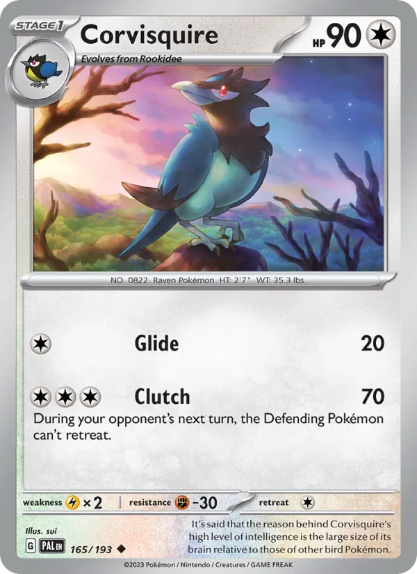 165 Corvisquire – Paldea Evolved