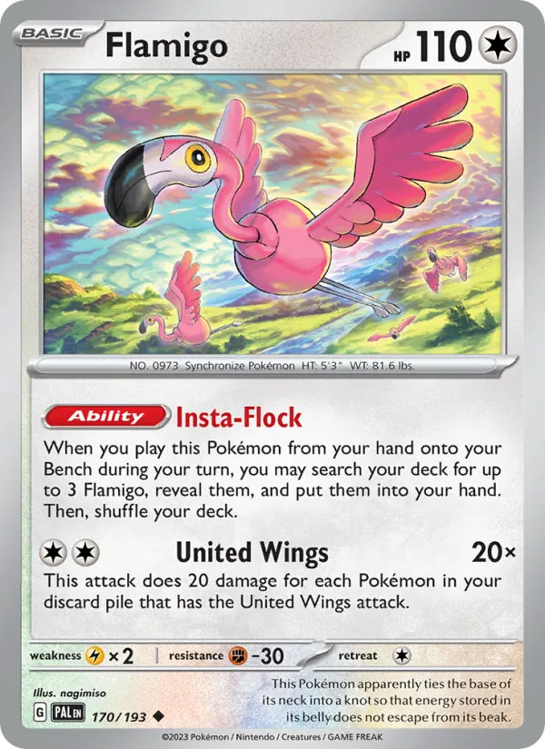 170 Flamigo – Paldea Evolved
