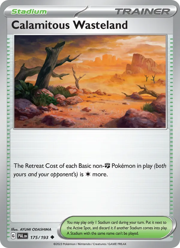 175 Calamitous Wasteland – Paldea Evolved