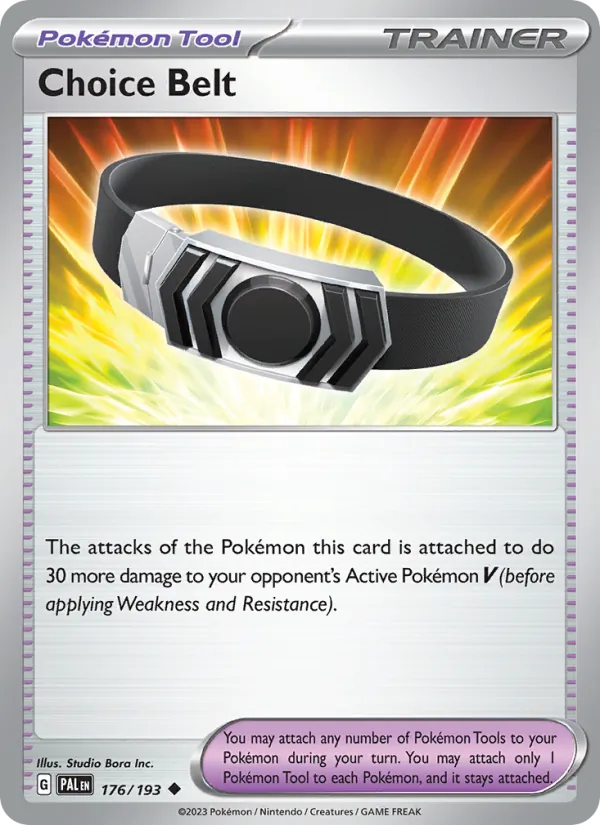 176 Choice Belt – Paldea Evolved