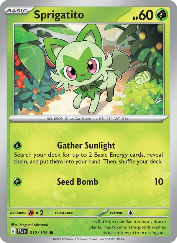 012-RH Sprigatito – Paldea Evolved